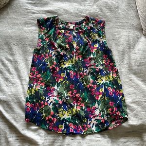Floral jCrew tank